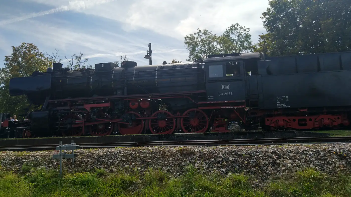 Bildtitel: historische Dampflokomotive 50 2988 (Baureihe 50)
