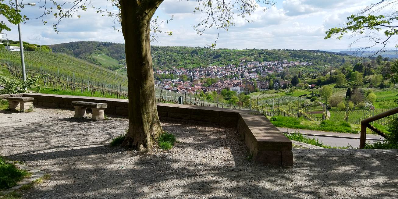 Bildtitel: Aussicht auf Uhlbach